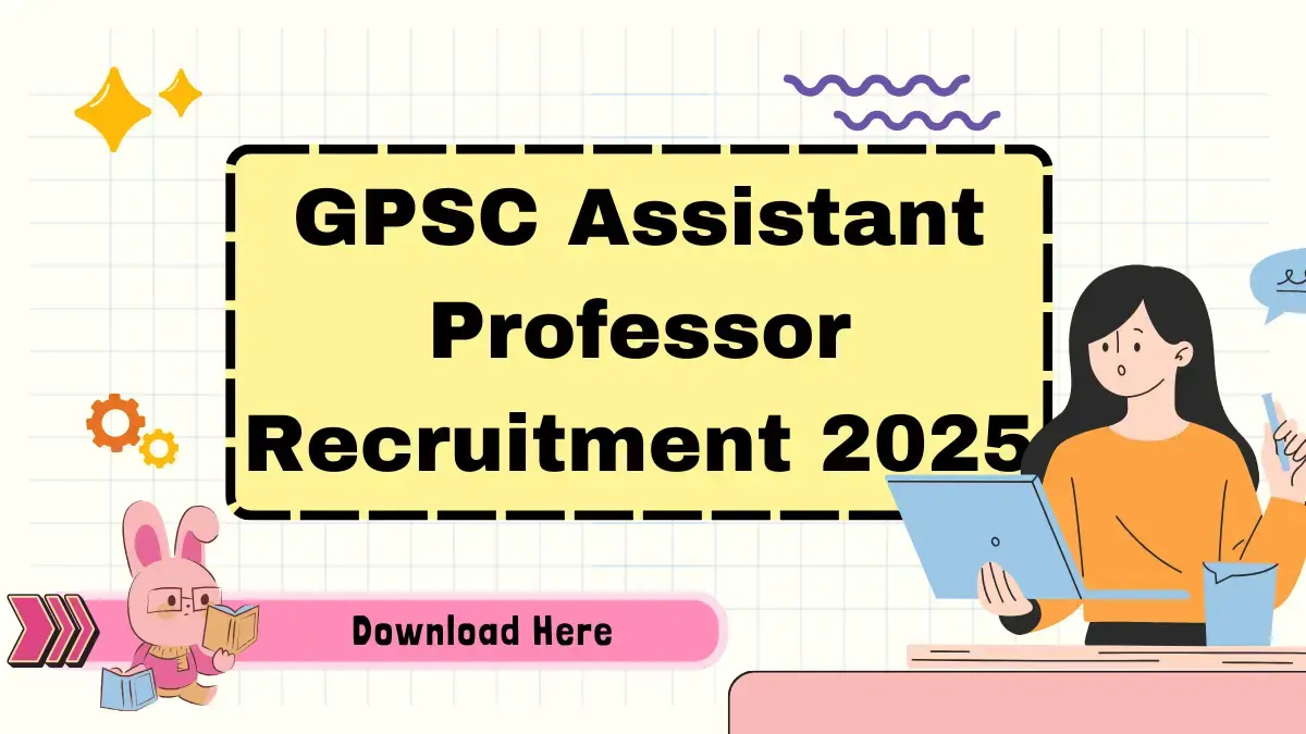 GPSC-Assistant-Professor-Recruitment-2025