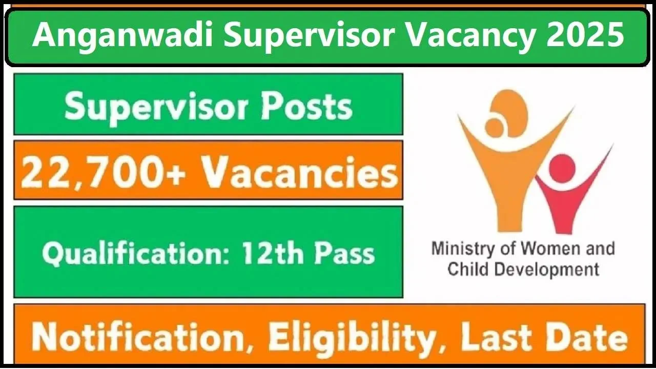 Rajasthan Anganwadi Supervisor Recruitment 2025