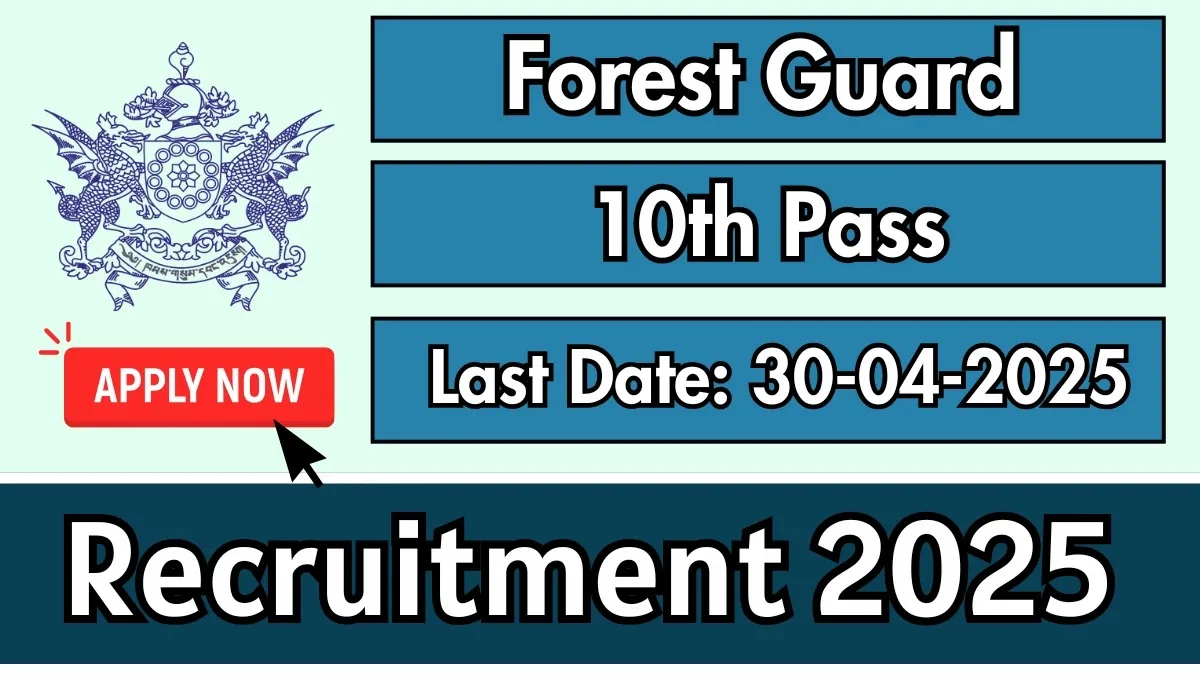 Sikkim Forest Guard Recruitment 2025