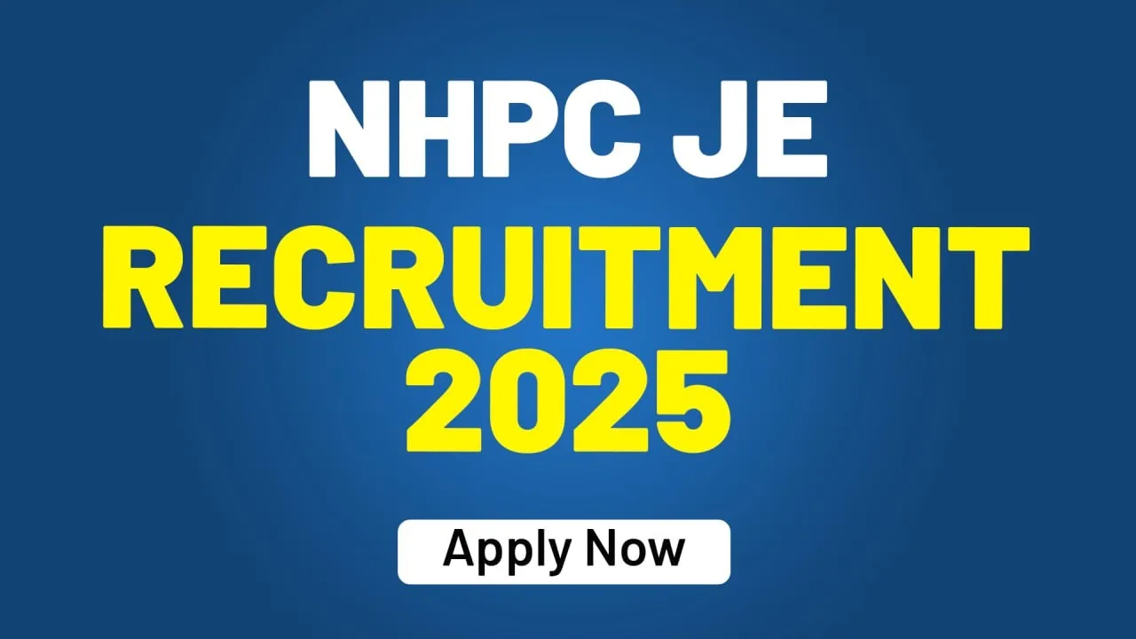 NHPC JE recruitment