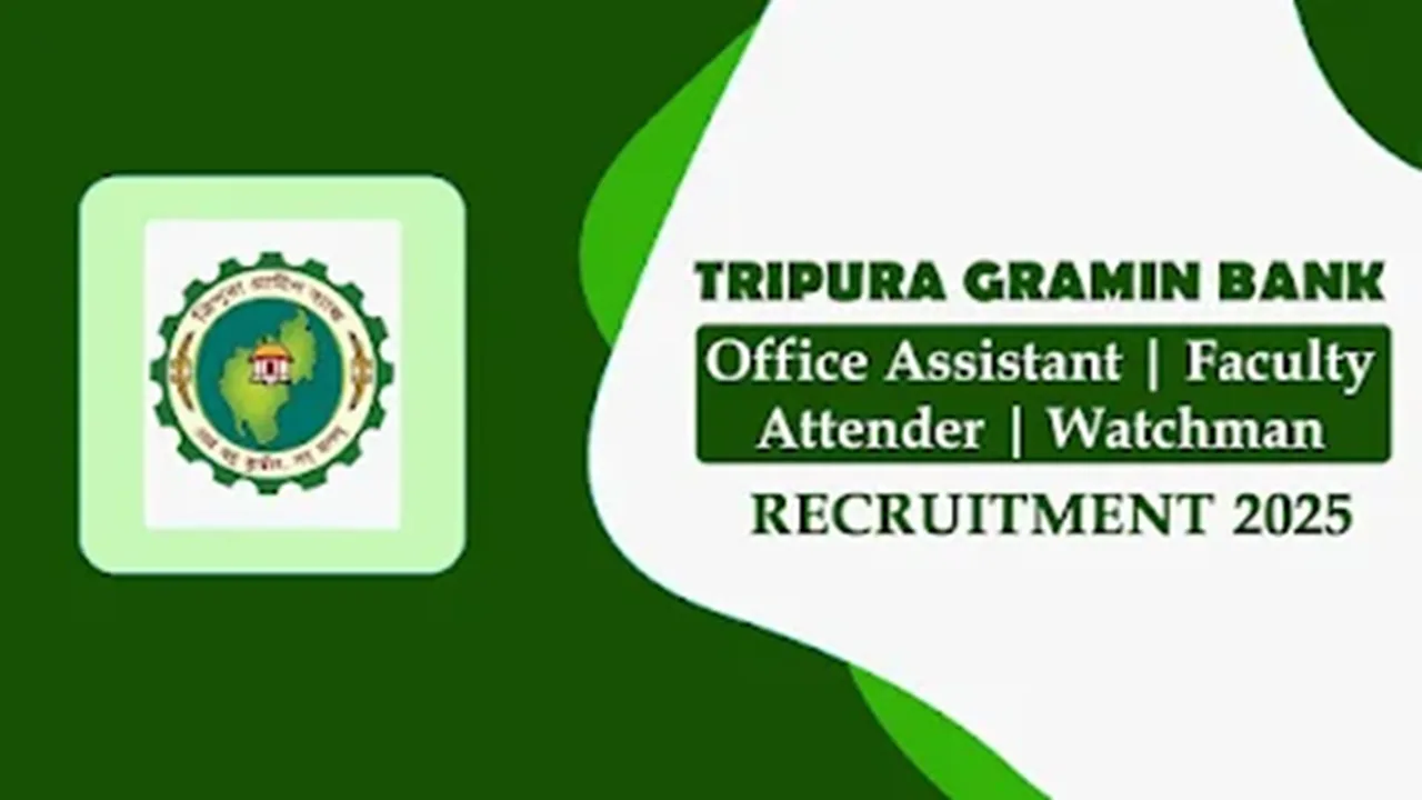 Tripura Gramin Bank Rural Self Employment Training Institute (TGBRSETI) Recruitment 2025