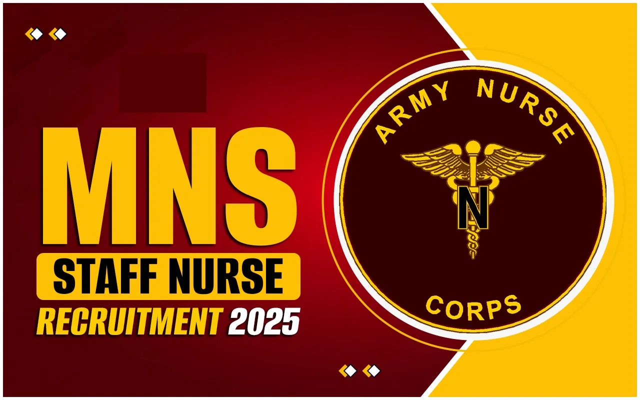 army mns staff nurse recruitment 2025