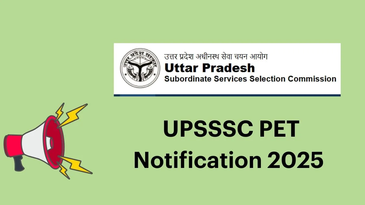 upsssc-pet-notification 2025 out
