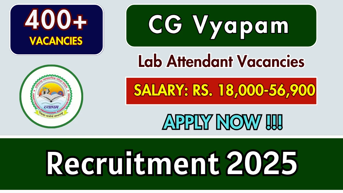 cg-vyapam-lab-attendant-recruitment-2025-apply-online-for-430-posts