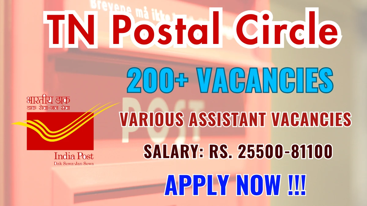 tn-postal-circle-recruitment-2025-apply-offline-for-202-postal-assistant-sorting-assist