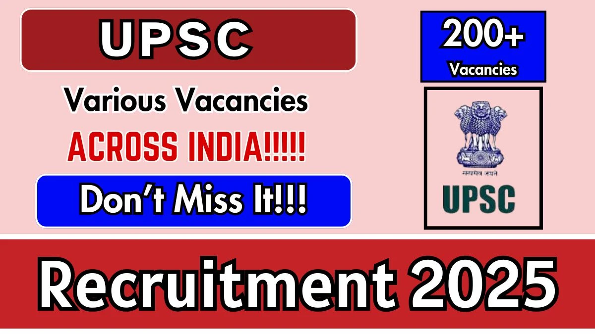 upsc-recruitment-2025-apply-online-for-241-scientific-officer-specialist-and-other-post