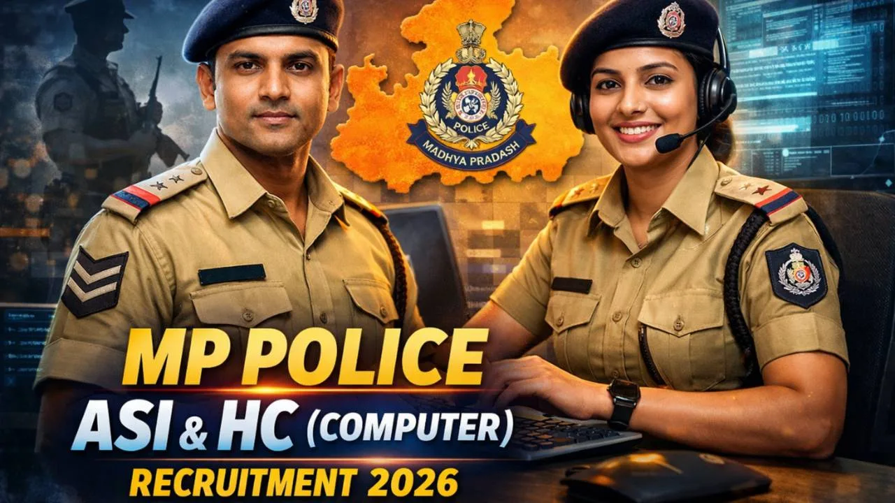 MP ASI HC Computer Recruitment 2026 89 vacancy