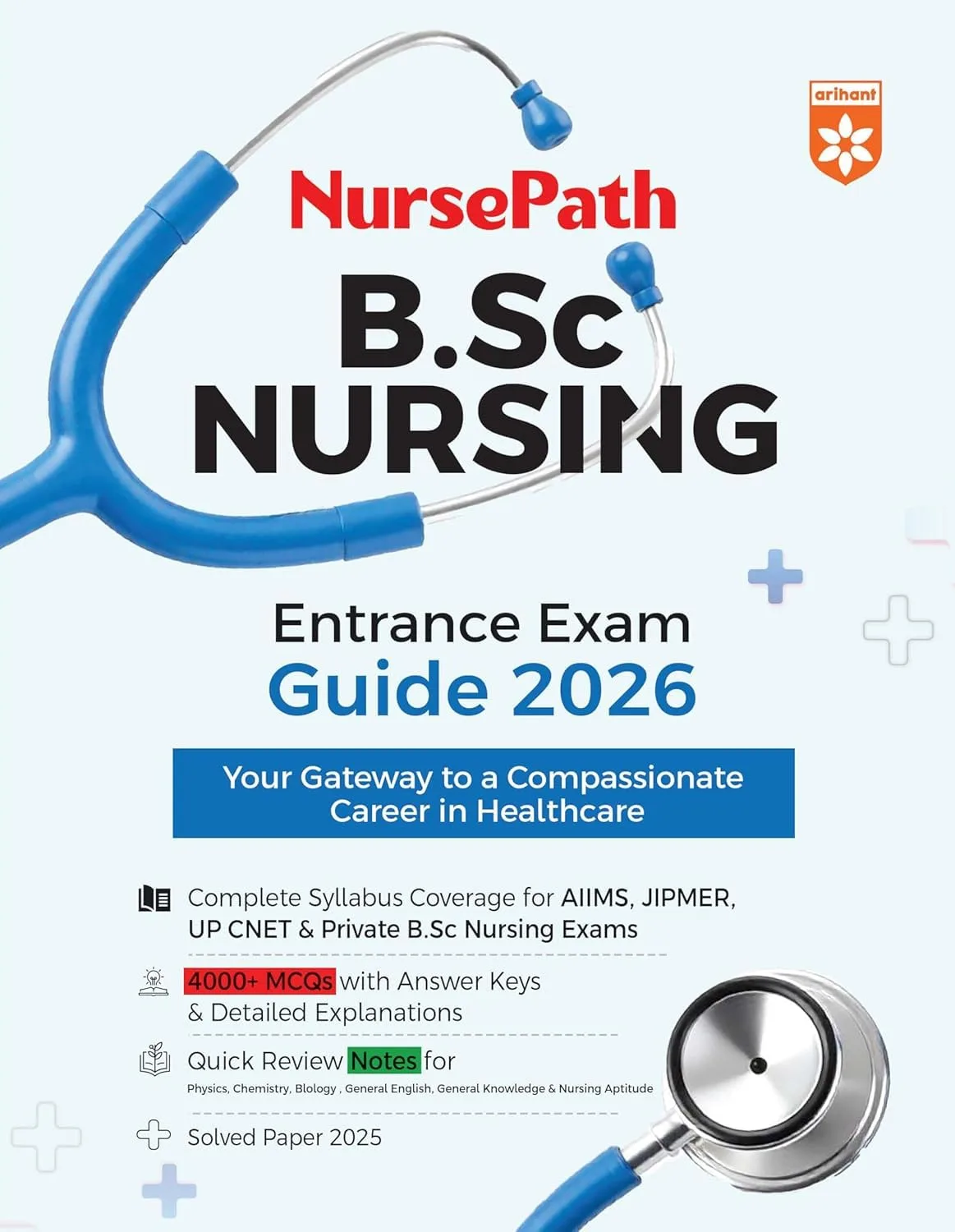arihanth nursing career entrance books