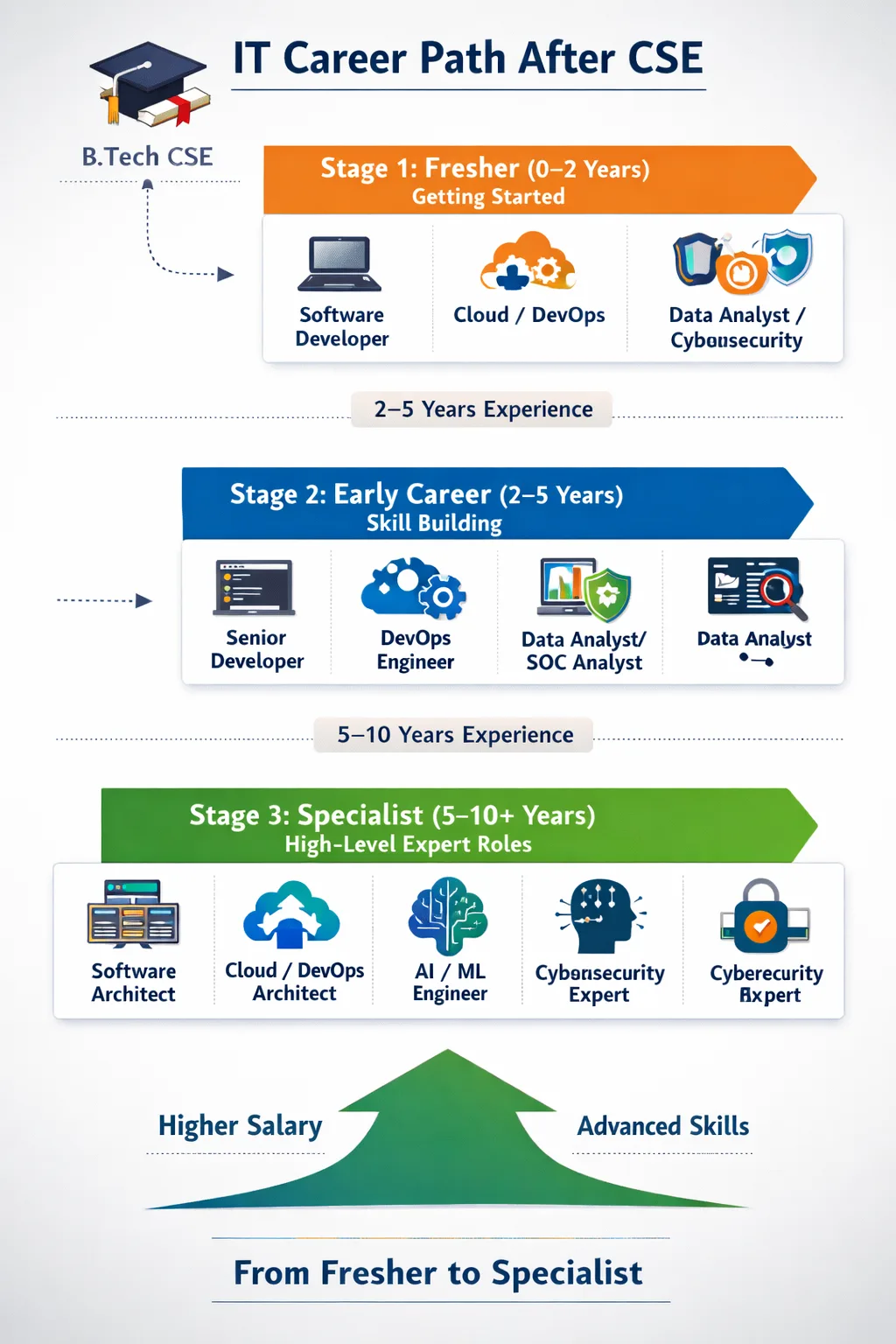 IT Career Paths and Salaries