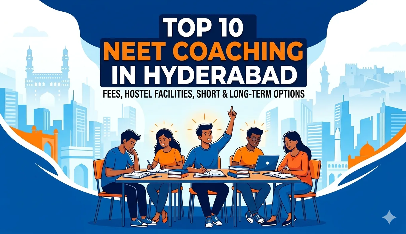 top 10 neet coaching in hyderabad with fees hostel facilities short term and long term