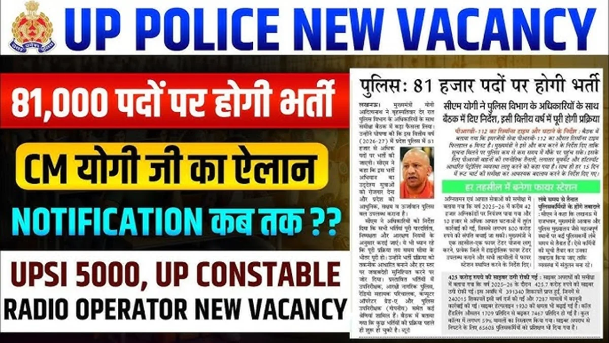 up police vacancy